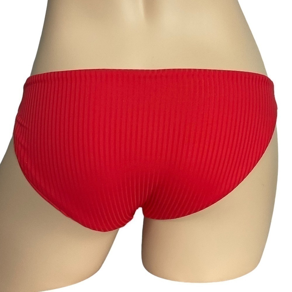 VITAMIN A Midori Bikini Bottoms Red Size 6 Small - Picture 3 of 8